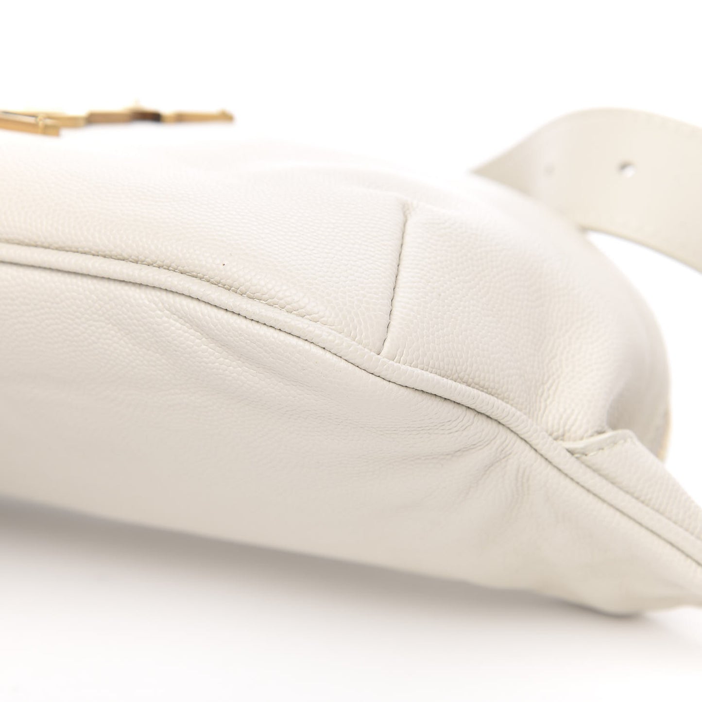 Grain De Poudre Monogram Belt Bag Blanc Vintage