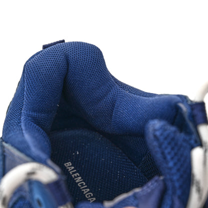 Balenciaga Fabric Mesh Washed Effect Womens Triple S Sneakers 39 Blue 13 of 13