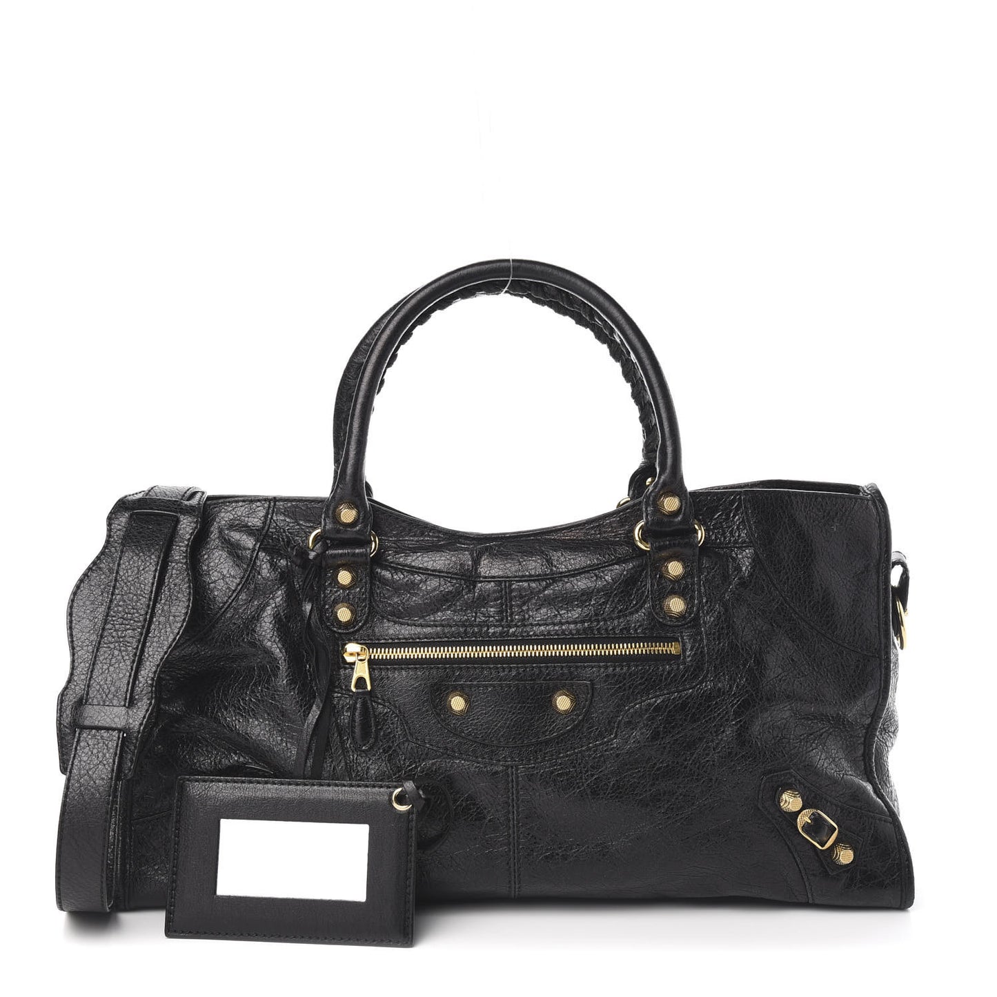Agneau Giant 12 Gold Hardware Part Time Black