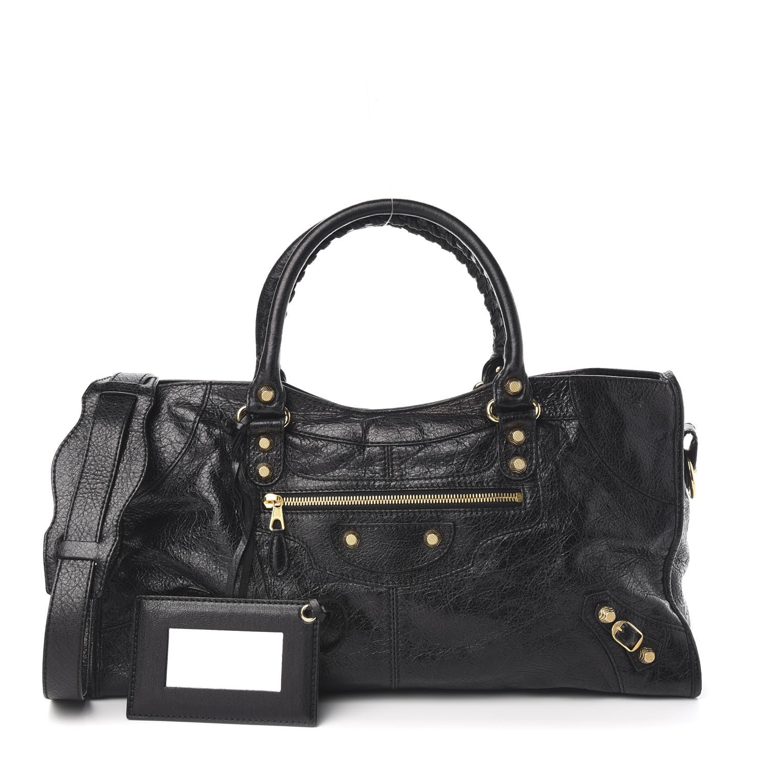 Balenciaga Agneau Giant 12 Gold Hardware Part Time Black 1 of 10