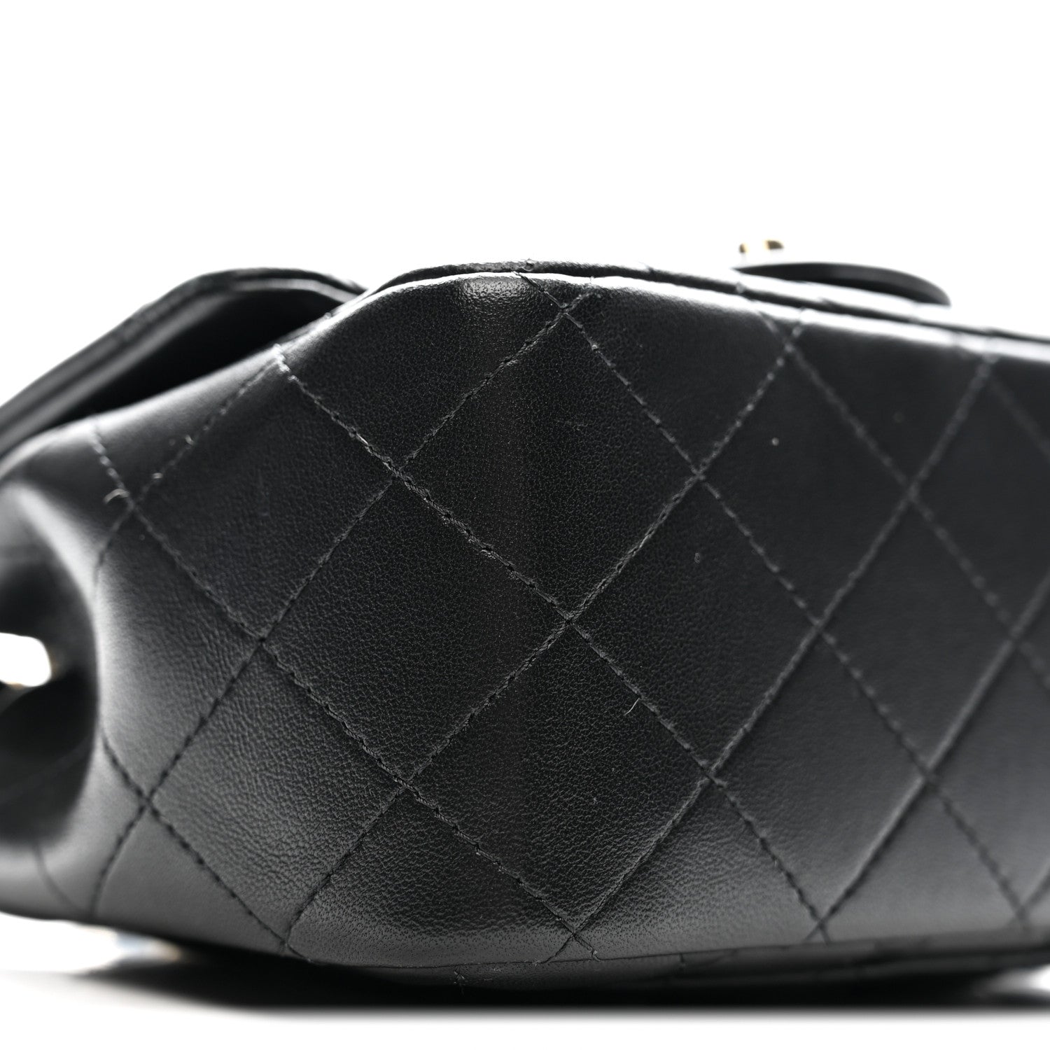 Chanel Lambskin Quilted Mini Square Flap Black 9 of 11