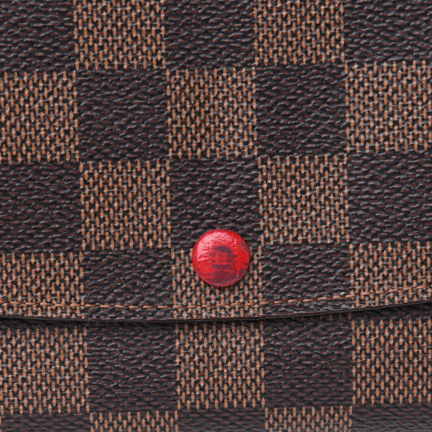 Damier Ebene Emilie Wallet Red