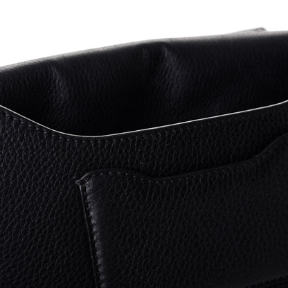 Valentino Garavani Vitello Large Rockstud Halfmoon Saddle Bag Black 9 of 11