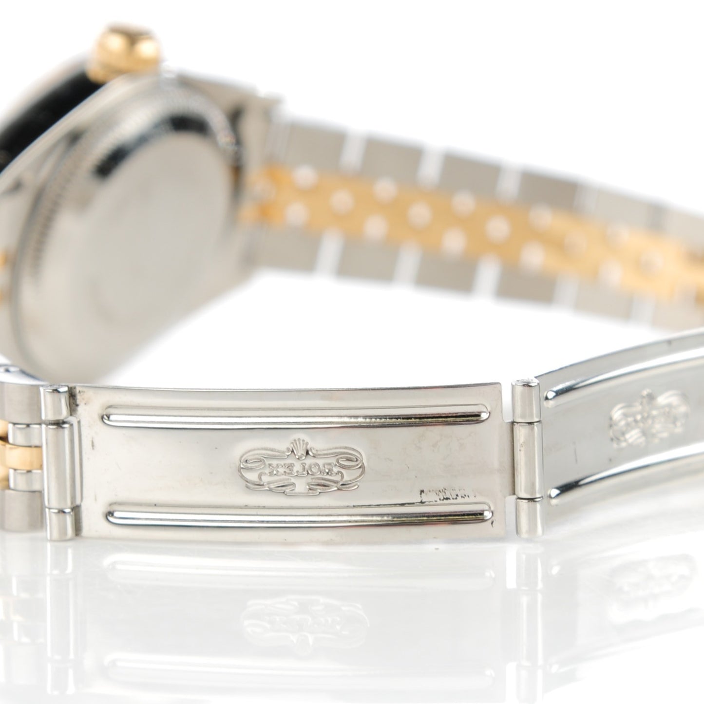 Stainless Steel 18K Yellow Gold Diamond 26mm Oyster Perpetual Datejust Watch Champagne 69173
