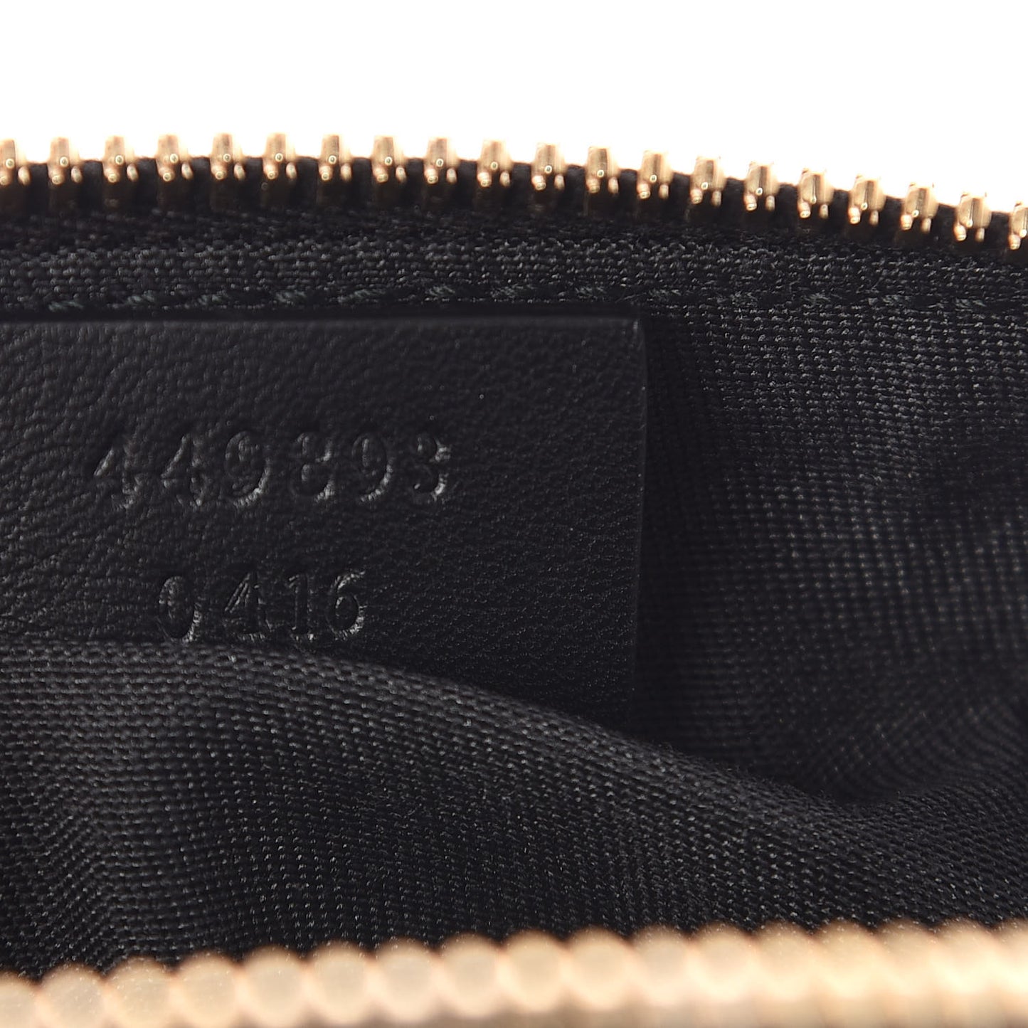 Microguccissima GG Cosmetic Case Black