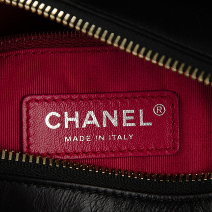 Chanel Aged Calfskin Quilted Small Gabrielle Hobo Black 7 of 8