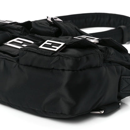 Fendi Econyl Cuoio Romano Multipocket Baguette Black 13 of 13
