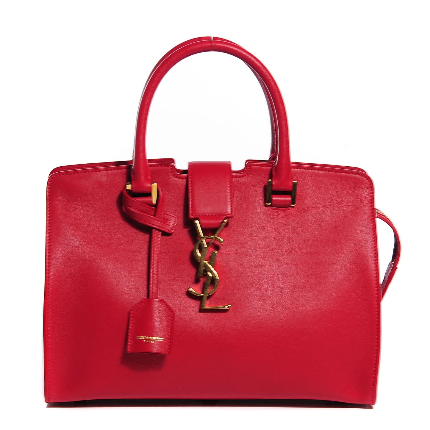 Calfskin Baby Monogram Cabas Red
