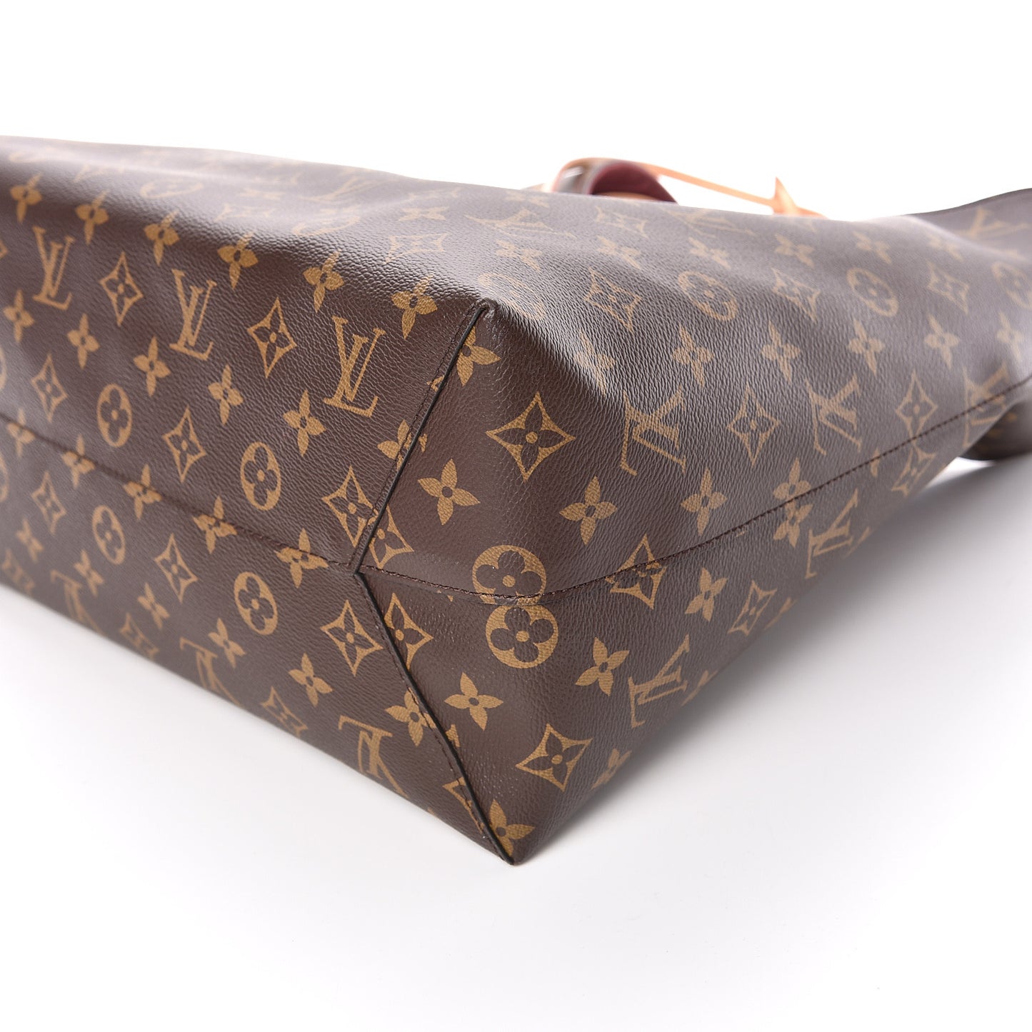 Monogram Flower Hobo Beige