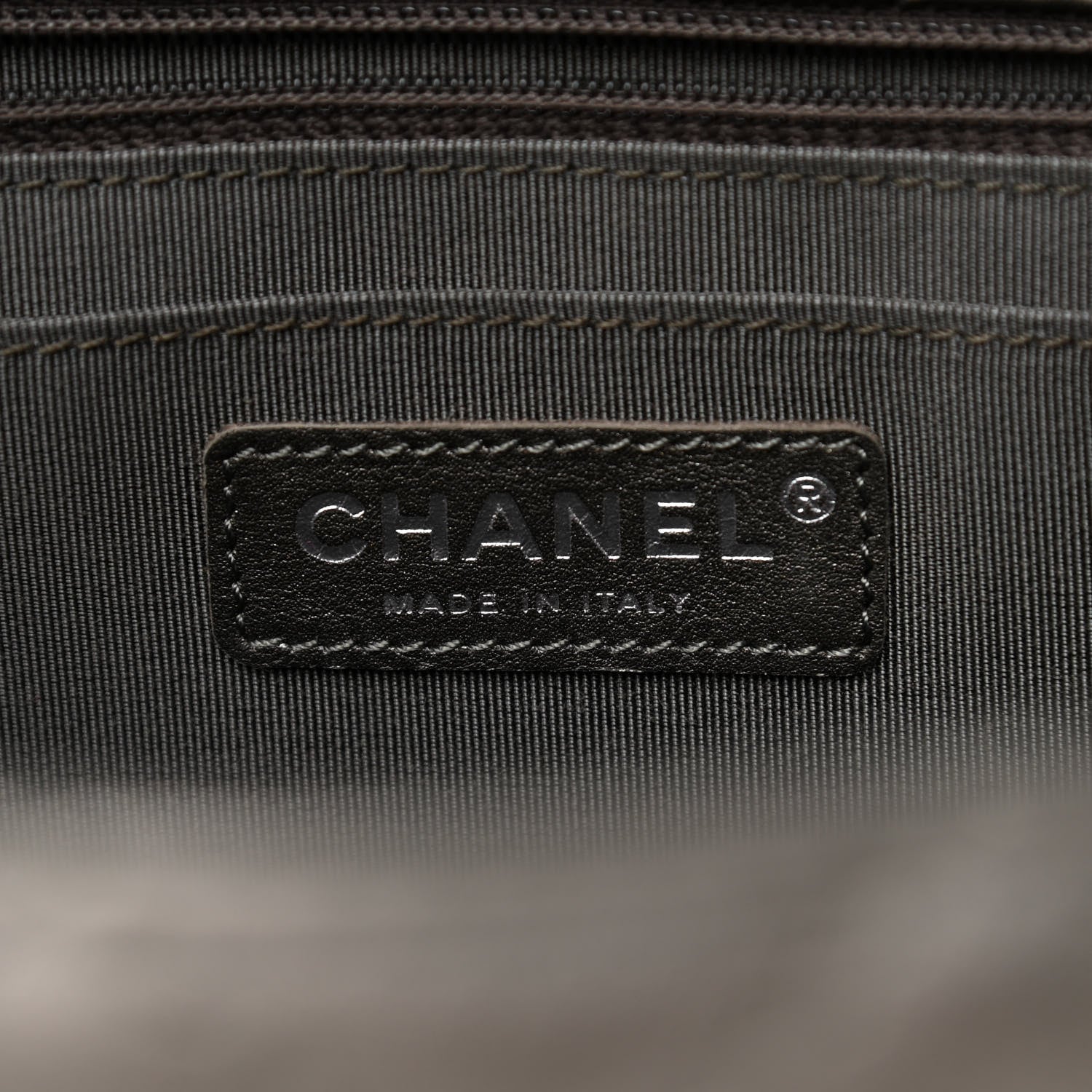 Chanel Metallic Calfskin Quilted Small XXL Travel Flap Bag Dark Silver 6 of 10