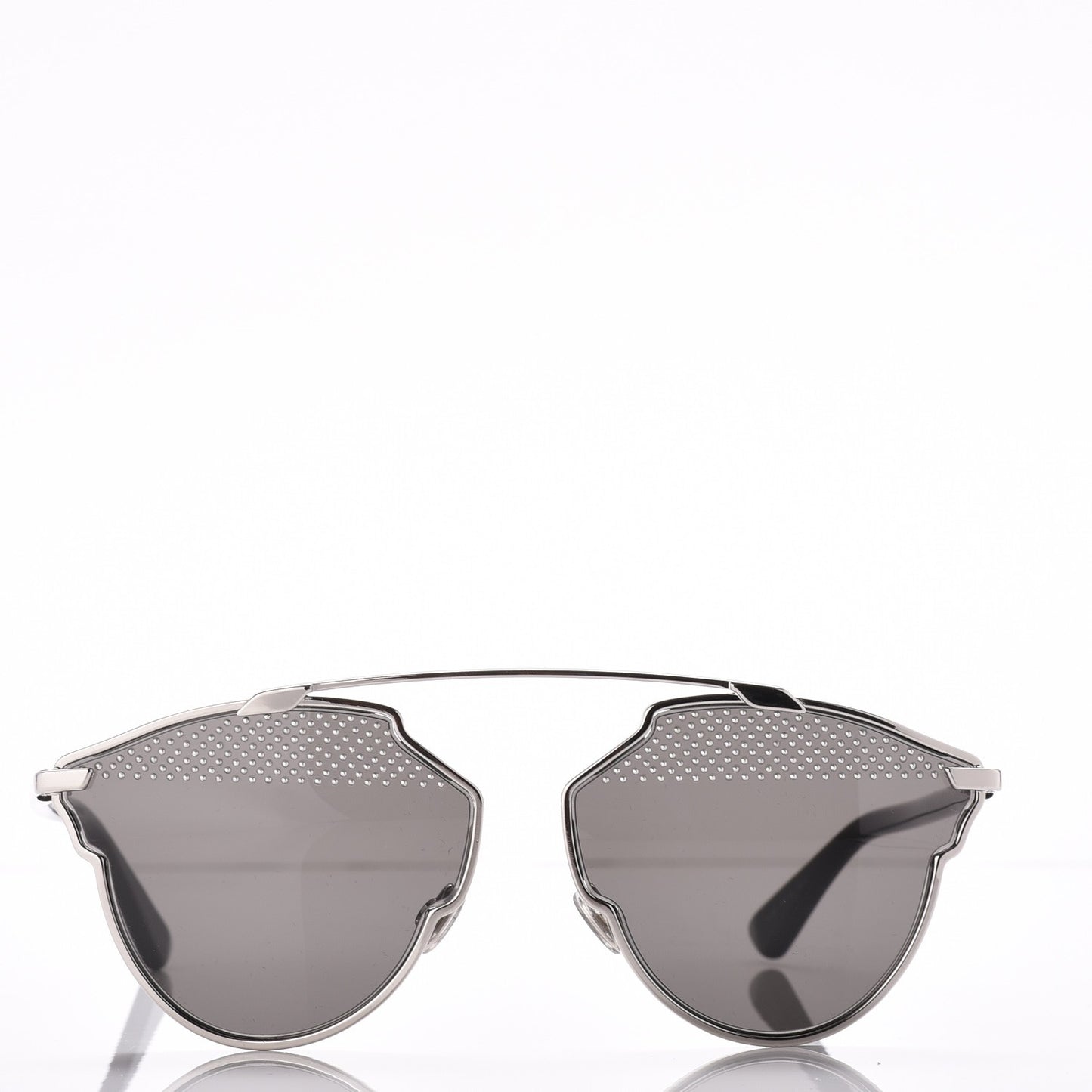 Studded So Real Sunglasses Silver