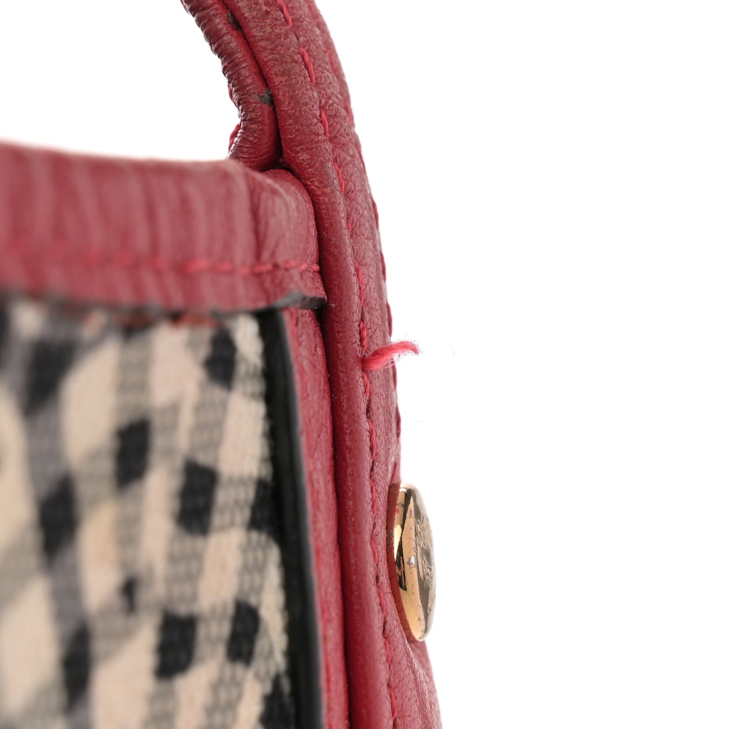 Visetos Medium Liz Reversible Shopper Tote Ruby Red