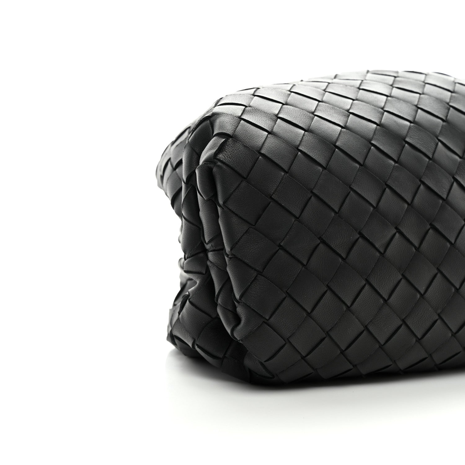 Bottega Veneta Nappa Maxi Intreccio The Pouch Oversized Clutch Black 8 of 10