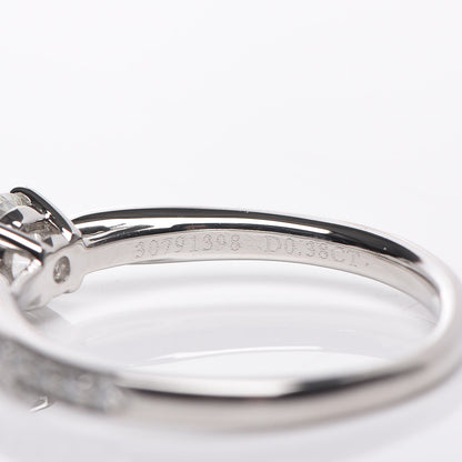 Tiffany Platinum Diamond .38ct Round Brilliant Harmony Engagement Ring 50 5.25 5 of 5
