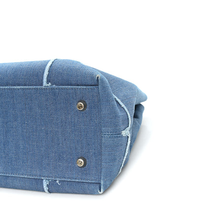 Christian Dior Denim Dior D Light Tote Blue 10 of 11