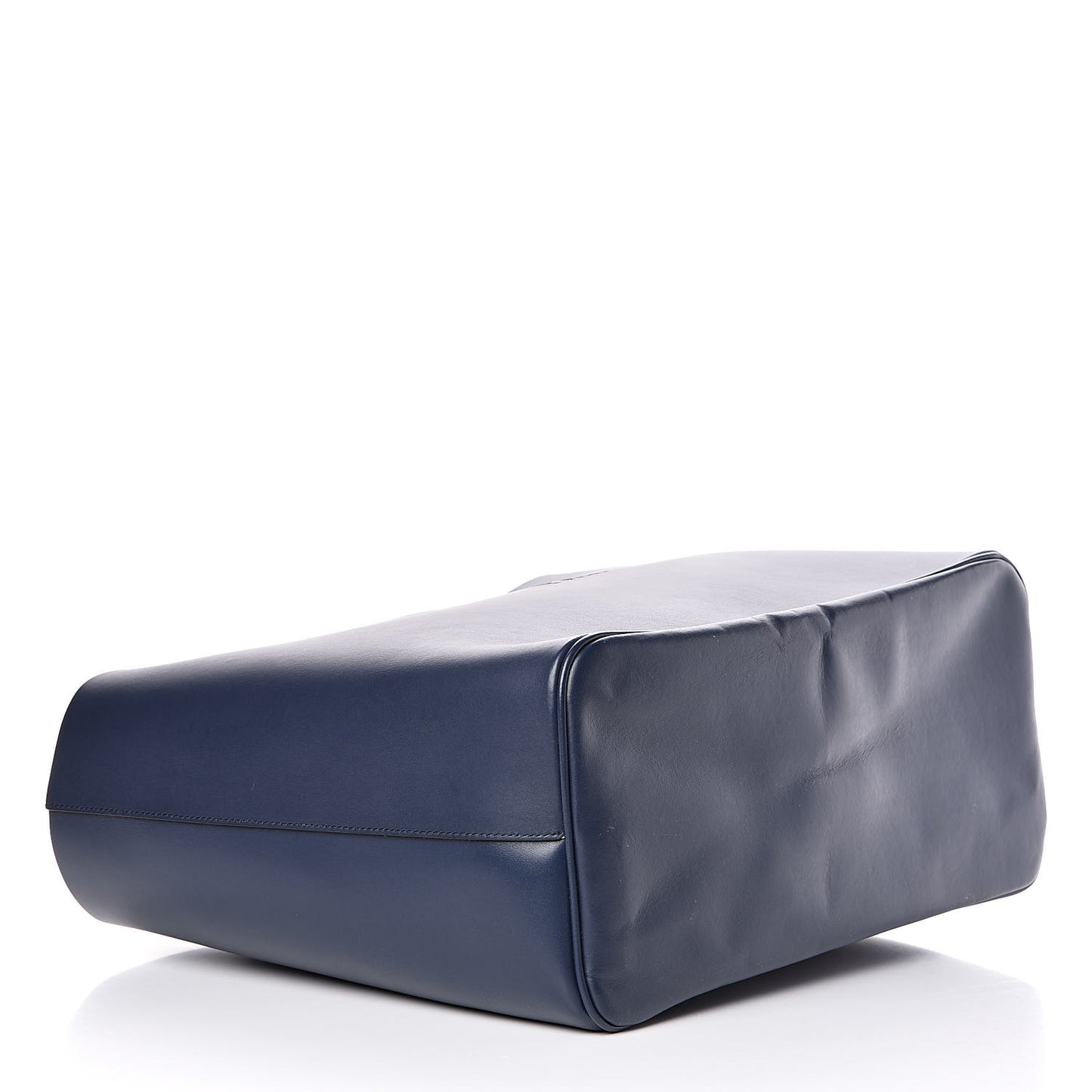 Calfskin Large Antigona Tote Night Blue Silver