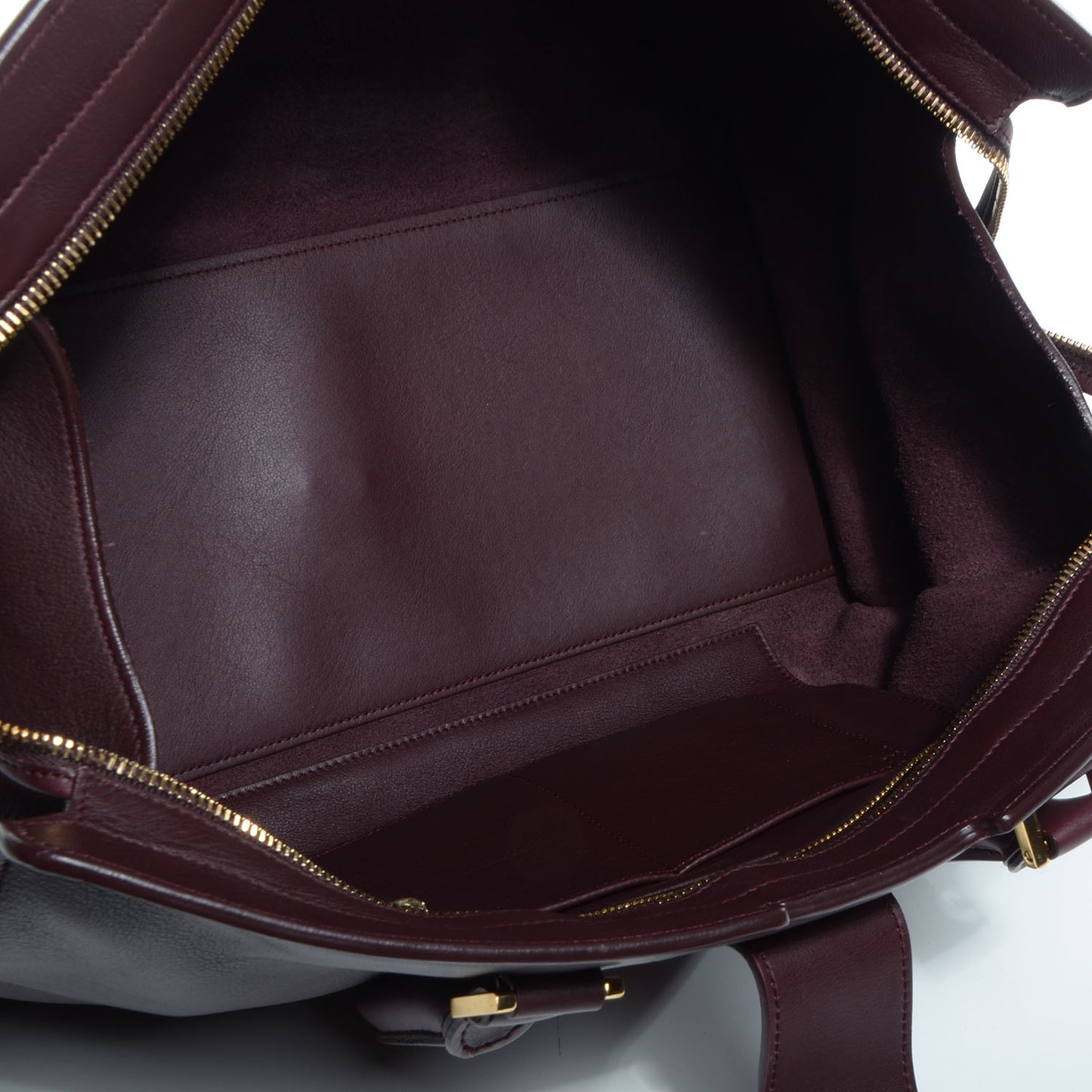 Smooth Calfskin Medium Classic Y Cabas Bordeaux