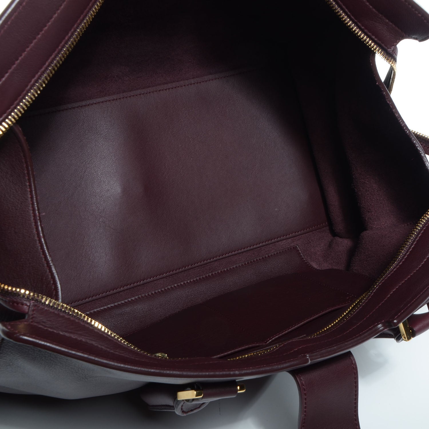 Saint Laurent Smooth Calfskin Medium Classic Y Cabas Bordeaux 5 of 10