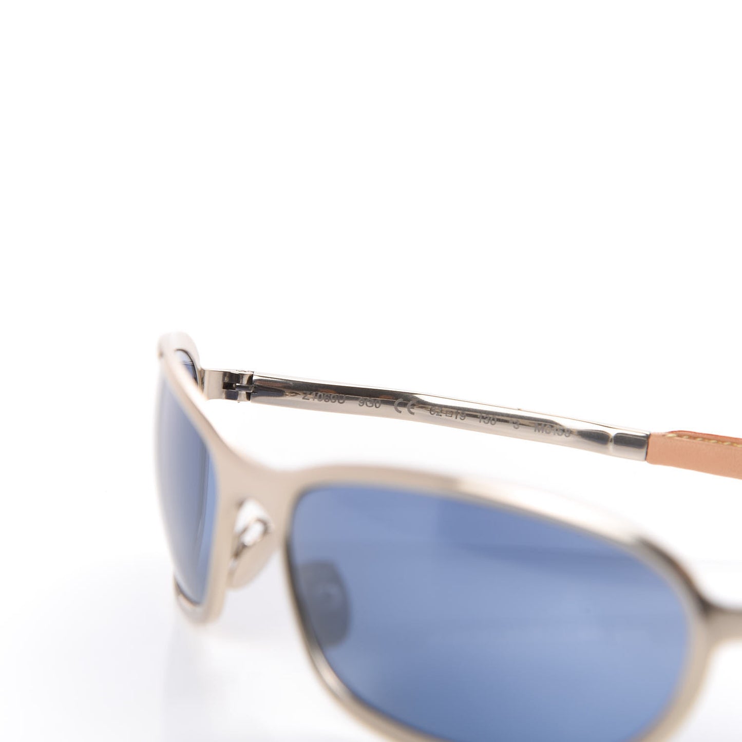 Calfskin Titanium Light Infinity Sunglasses Z1069U Grey