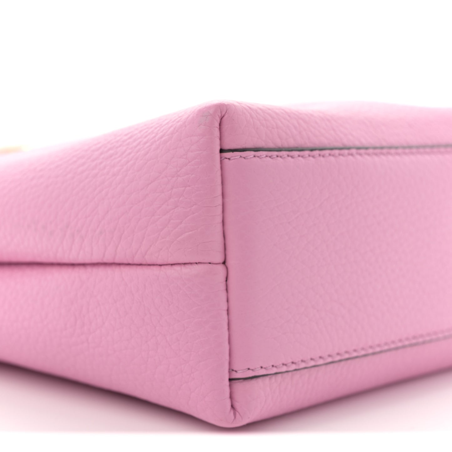 Tumbled Calfskin Gancini Mini Bag Pink