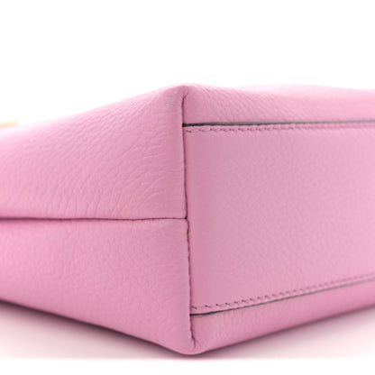 Salvatore Ferragamo Tumbled Calfskin Gancini Mini Bag Pink 8 of 10