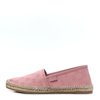 Gucci Monogram Espadrilles 37.5 Soft Pink 1 of 8