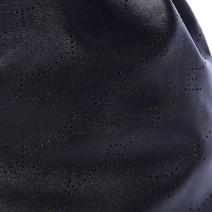 Stella McCartney Eco Alter Nappa Perforated Logo Drawstring Backpack Black 13 of 13