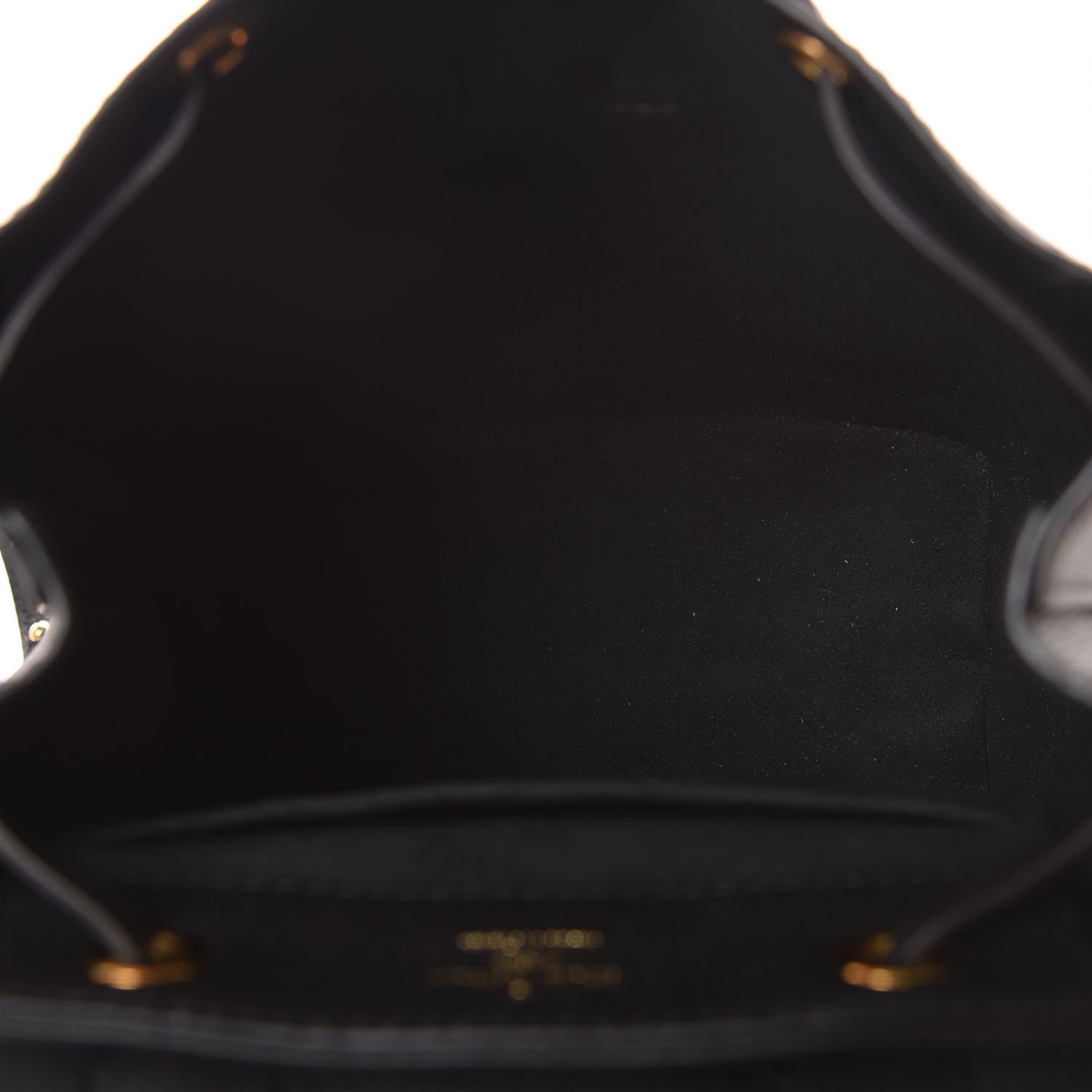 Louis Vuitton Calfskin Lockme Mini Backpack Black 5 of 11