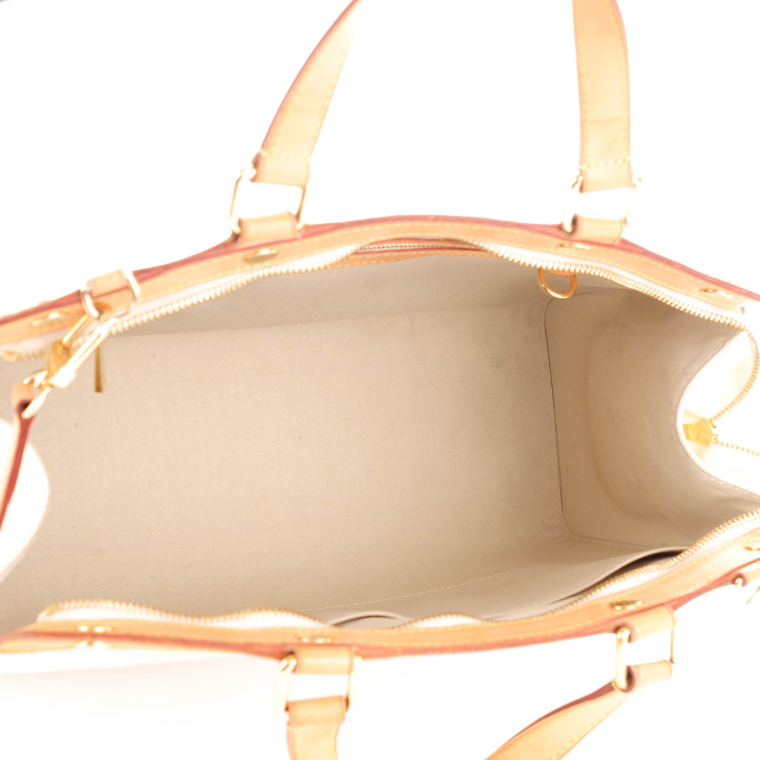Louis Vuitton Vernis Brea GM Blanc Corail 5 of 9