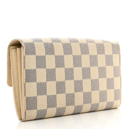 Louis Vuitton Damier Azur Sarah Wallet 3 of 13