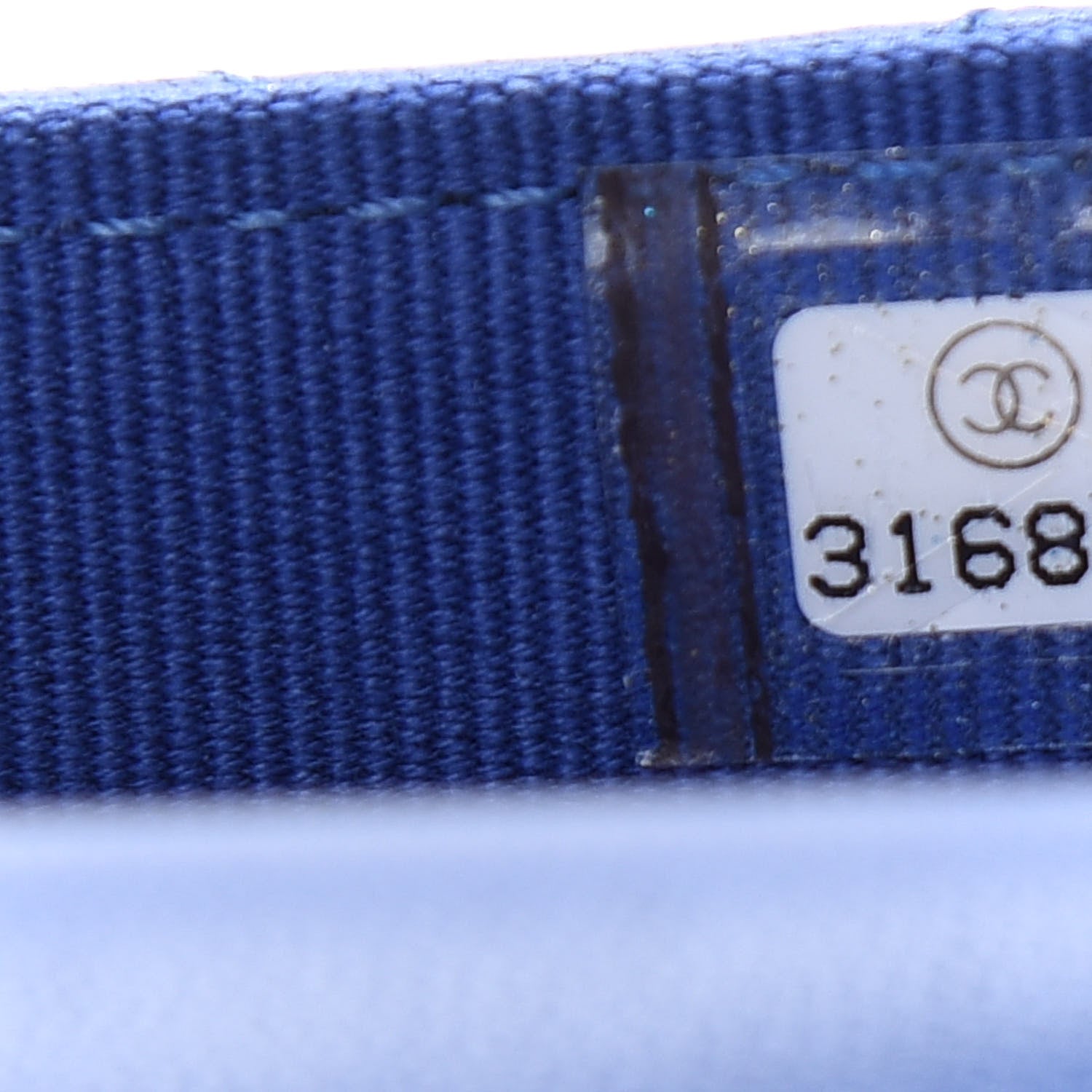 Chanel Lambskin Quilted Top Handle Flap Coin Purse With Chain Blue 8 of 10
