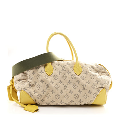 Louis Vuitton Monogram Denim Speedy Round Yellow 1 of 11