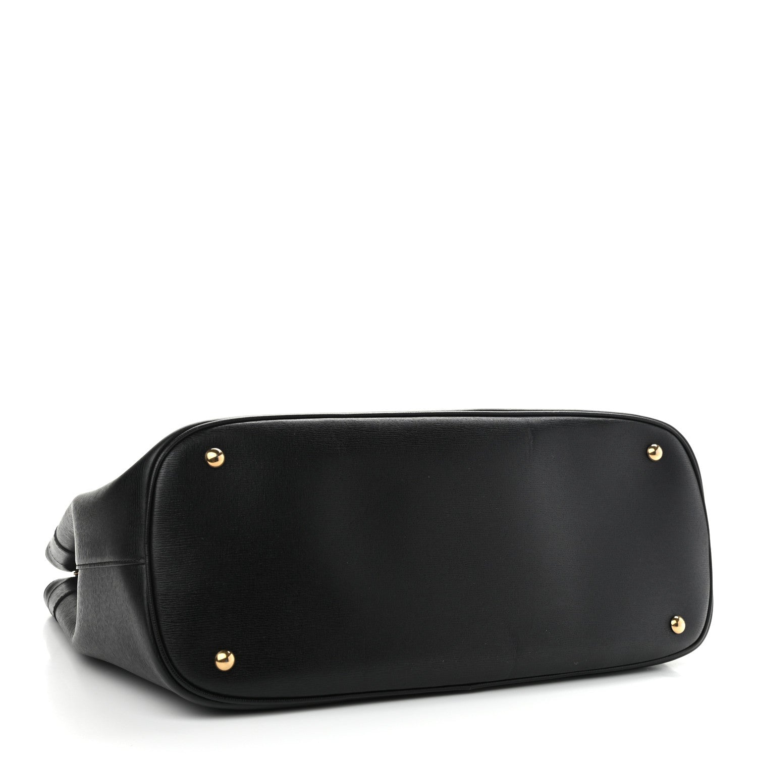 Gucci Textured Calfskin Large Bright Bit Tote Black 4 of 12