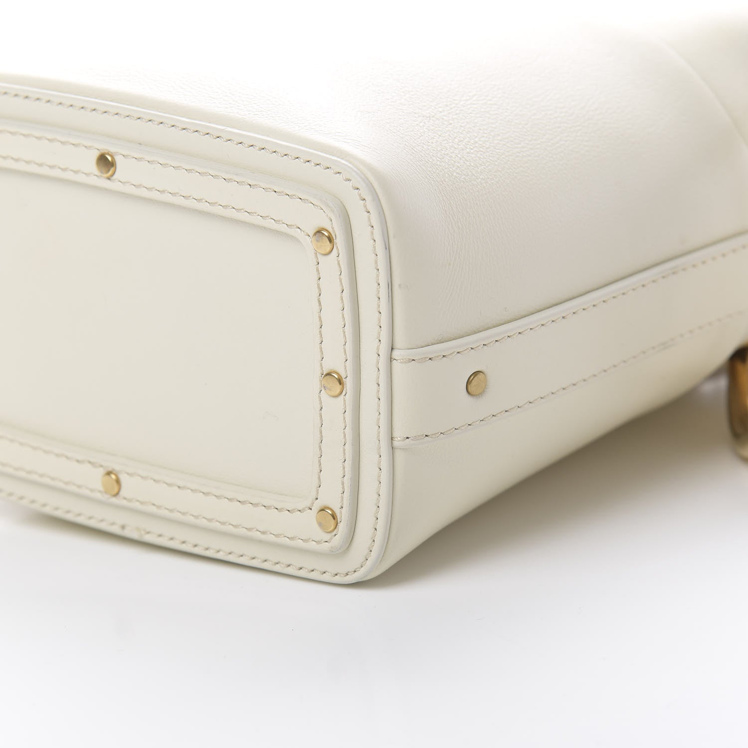 Chloe Smooth Calfskin Mini Roy Bucket Bag Natural White 10 of 11