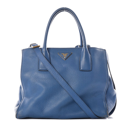 Prada Vitello Daino Tote Cobalto 1 of 18
