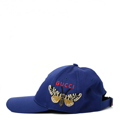 Gucci X MLB Cotton NY Yankees Baseball Hat 57-61 Blue 4 of 9