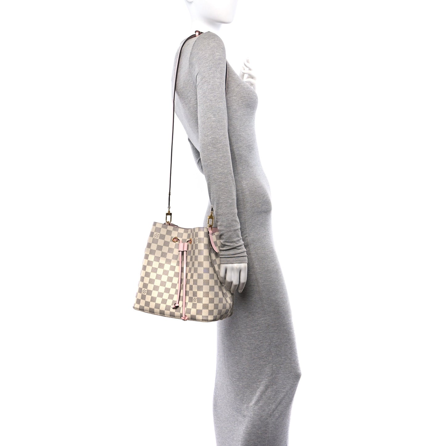 Damier Azur Neonoe MM Eau De Rose