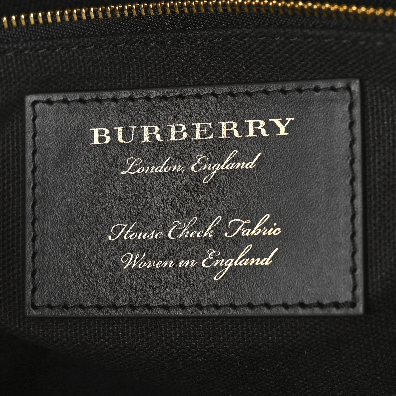 Burberry Grainy Calfskin House Check Small Canterbury Black 6 of 8