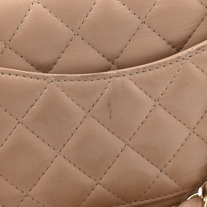 Chanel Lambskin Quilted Mini Rectangular Flap Beige 14 of 17