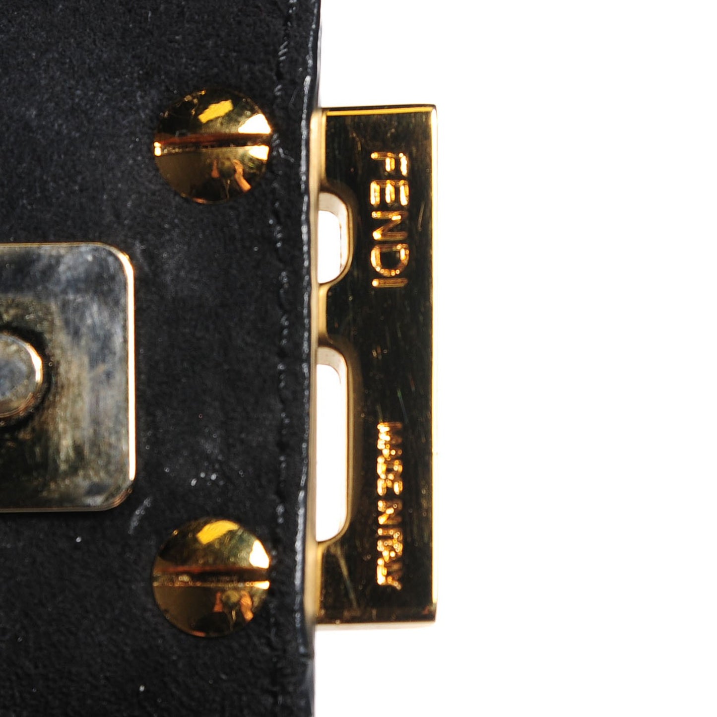 Patent FF Embossed Forever Mama Baguette Black