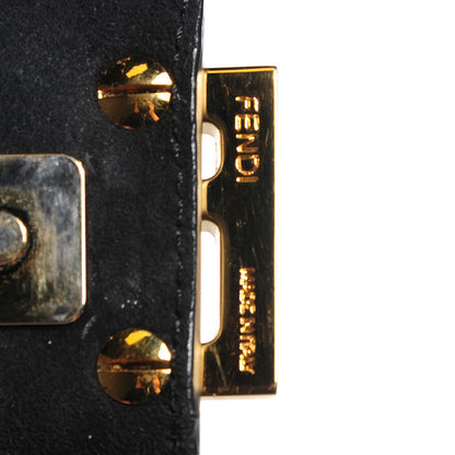 Fendi Patent FF Embossed Forever Mama Baguette Black 8 of 8