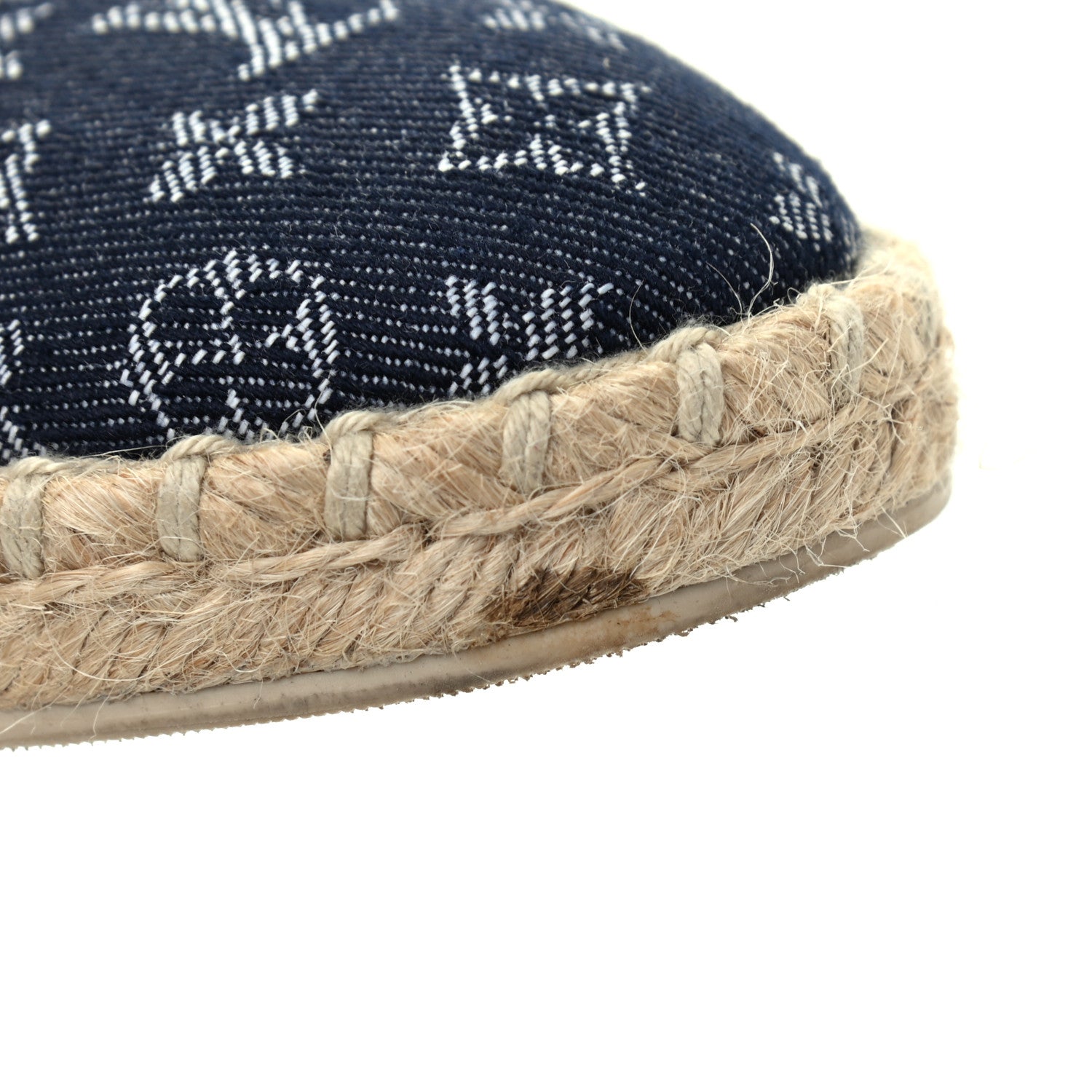 Louis Vuitton Monogram Denim Waterfall Espadrille 40 Marine 9 of 13