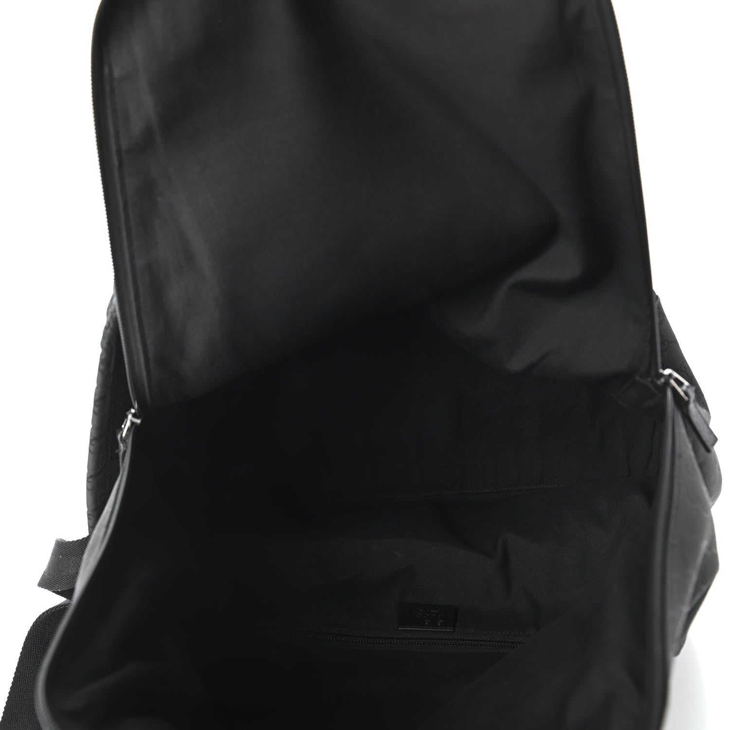 Gucci Nylon Monogram Medium Backpack Black 5 of 10
