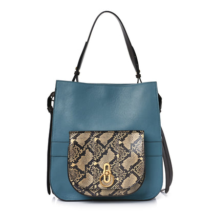 Mulberry Silky Calfskin Ayers Amberley Hobo Dark Frozen Chocolate 1 of 8