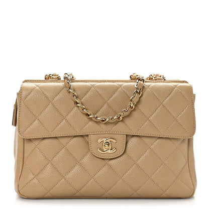 Chanel Caviar Quilted Camera Case Beige 1 of 9