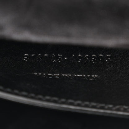 Saint Laurent Suede Medium Classic Lulu Bag Black 7 of 11