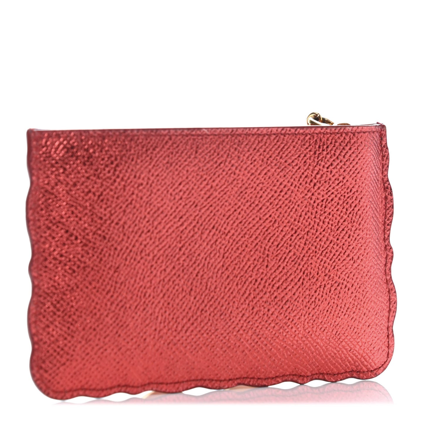 Laminato Dauphine Boom Print Coin Case Red