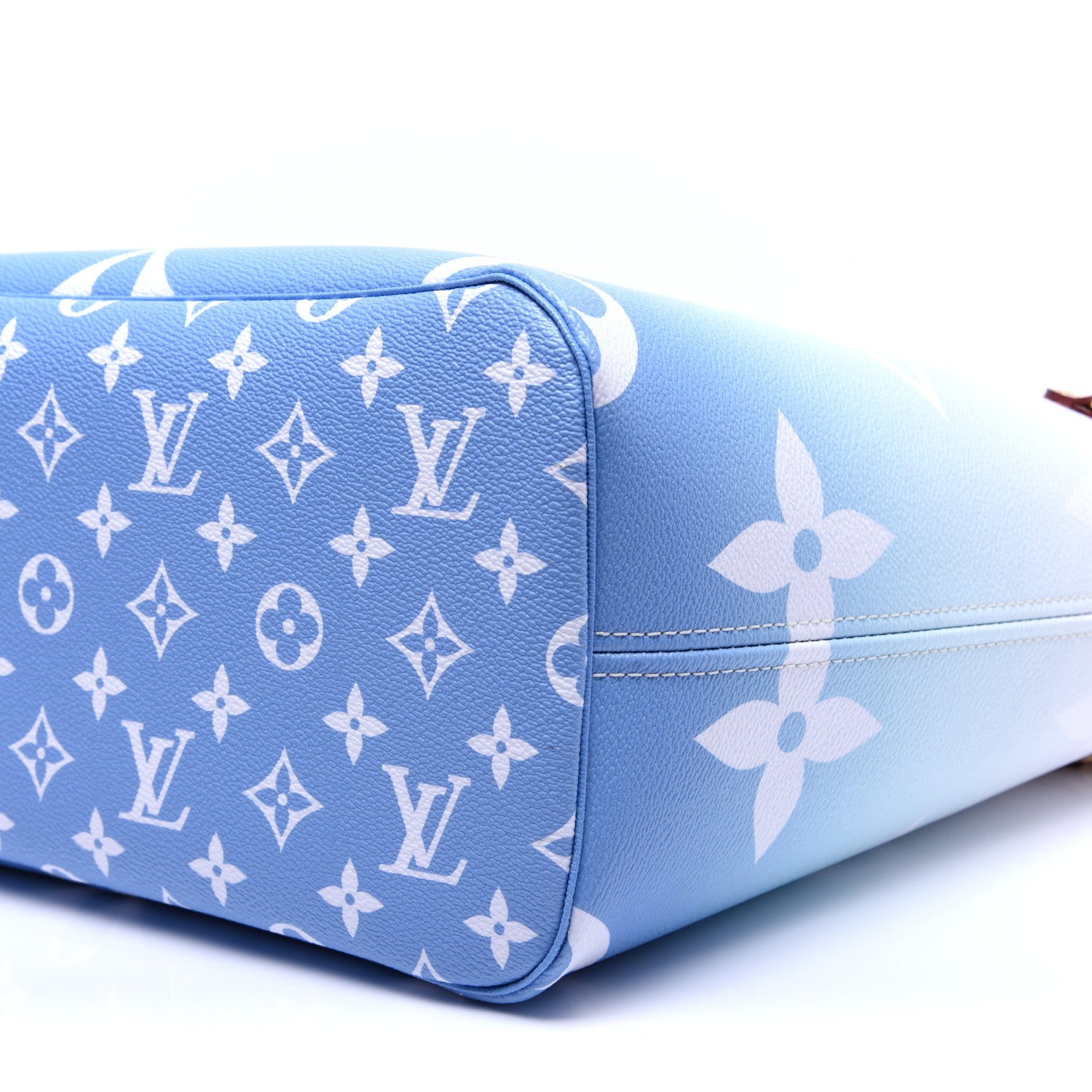 Louis Vuitton Monogram Giant By The Pool Neverfull MM Blue 7 of 9