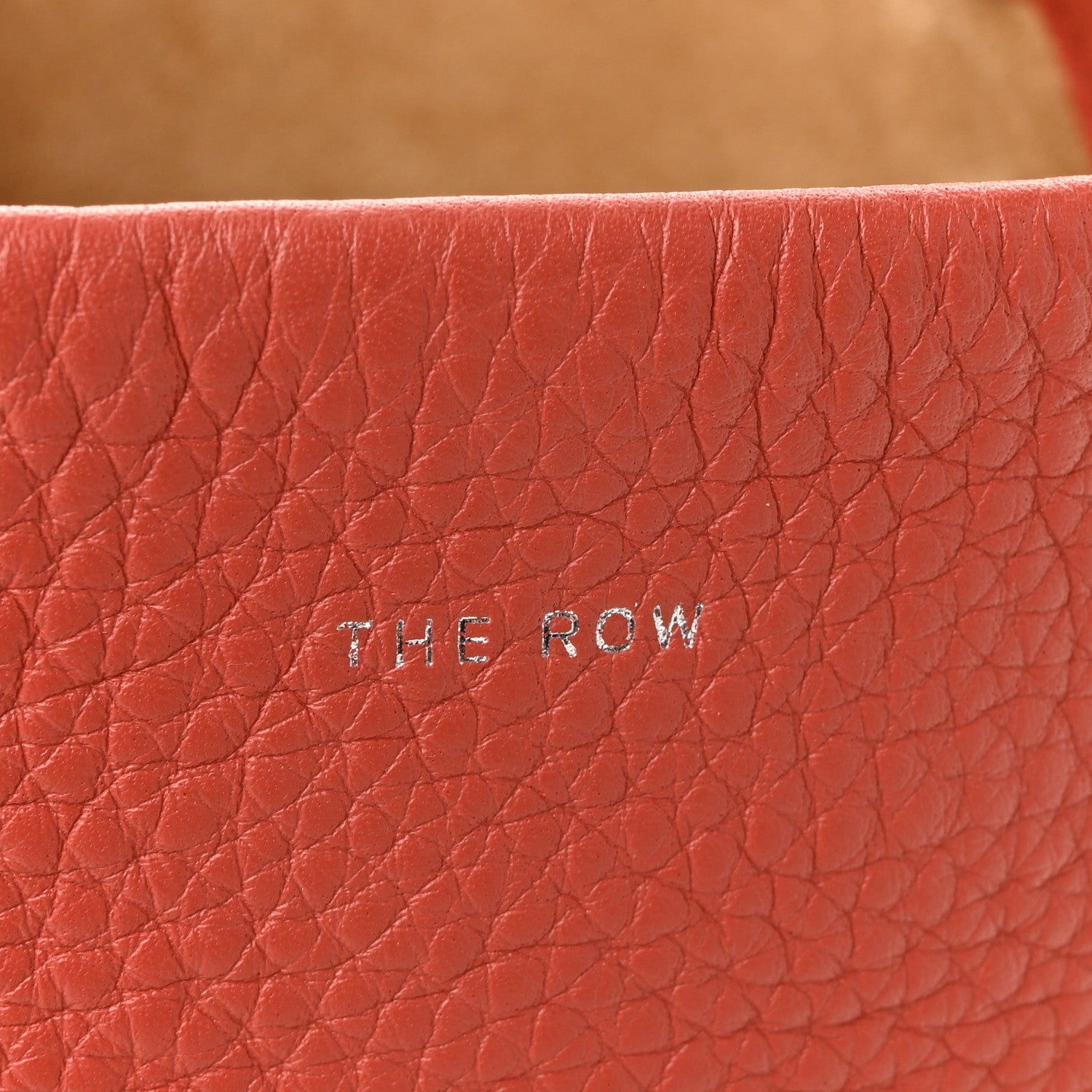 The Row Grained Calfskin Medium N/S Park Tote Rust 6 of 10