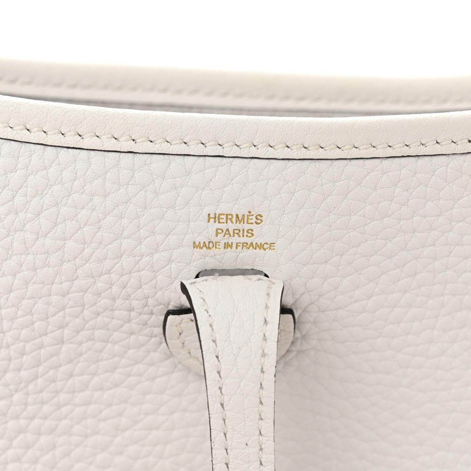 Hermes Taurillon Clemence Amazone Evelyne TPM New White 6 of 11
